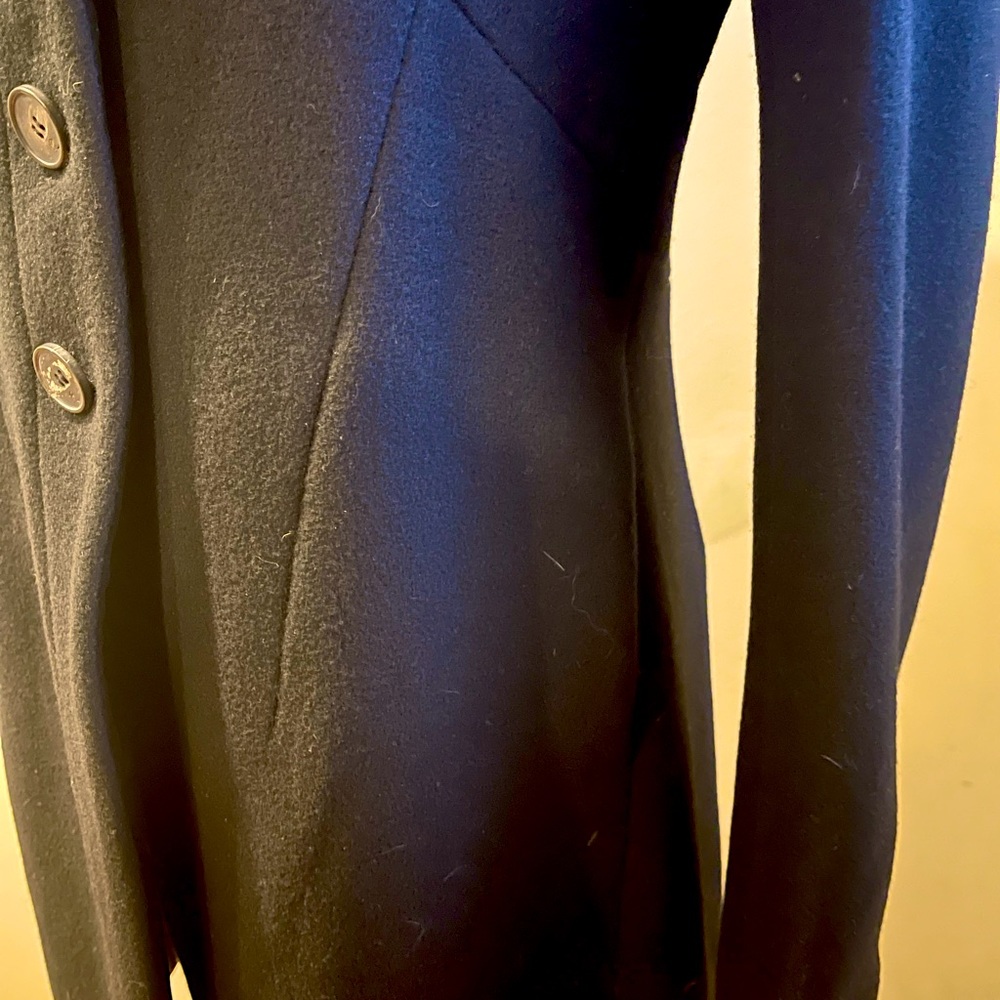 -♥️Alexander McQueen black wool coat, brand new with tags size 48/12 - Picture 13 of 16